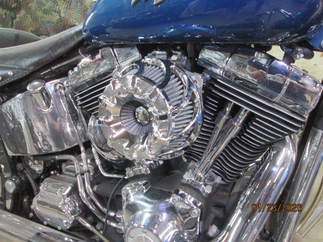 Harley Swirled Air Cleaner '99–2015 Models – Chrome