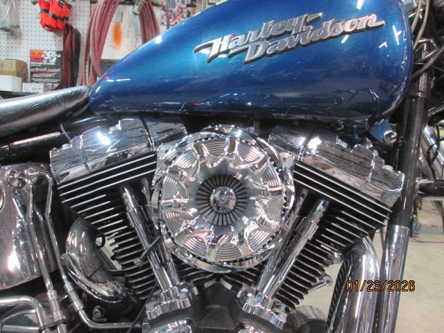 Harley Swirled Air Cleaner '99–2015 Models – Chrome
