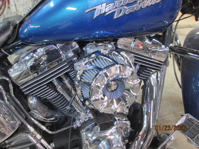 Harley Swirled Air Cleaner '99–2015 Models – Chrome