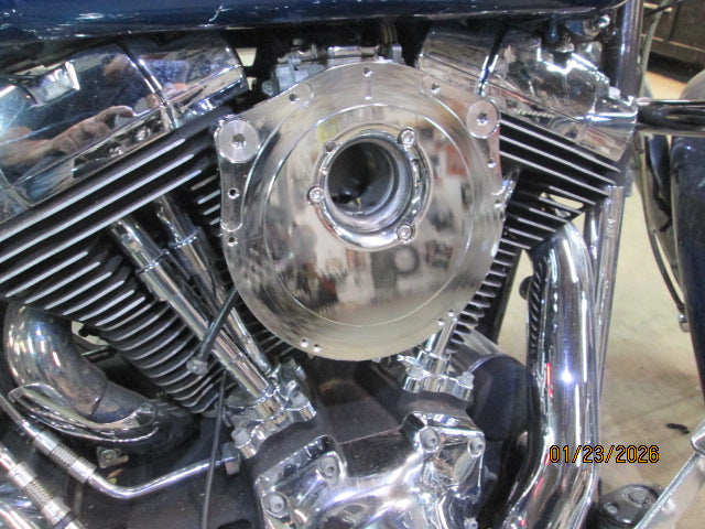 Harley Swirled Air Cleaner '99–2015 Models – Chrome